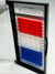 Eyelash Extensions: 0.05 Color Swirl Line. RED WHITE BLUE